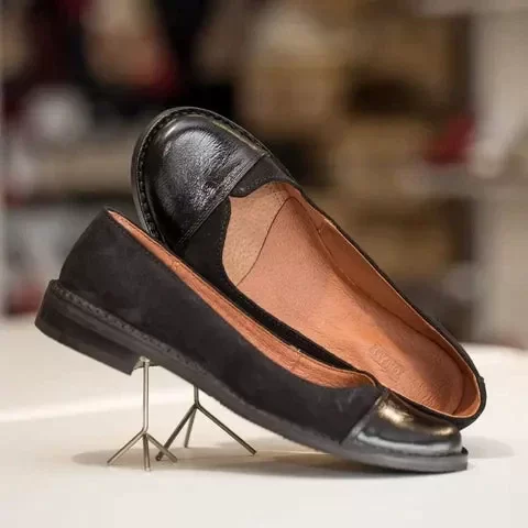 Ravne Kožne Cipele Model Elegance